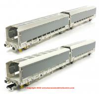 OO-IPA-451A Revolution Trains IPA Car Carrier Quad Set Covered - STVA Grey